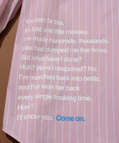 .ENDRECHERI.(エンドリケリー)の「“Come on” STARCOURT SHIRT(シャツ/ブラウス・メンズ・ピンク/ブルー・M/L)」の7枚目の写真