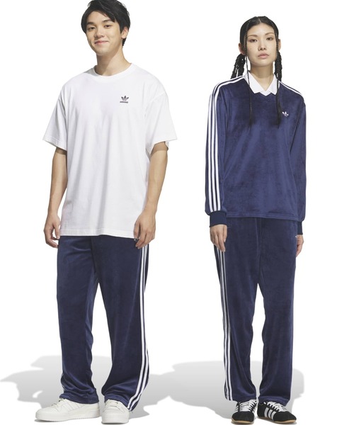 adidas(アディダス)の「adidas FB TP VELOUR / アディダス ファイヤーバード トラックパンツ ベロア(その他パンツ・メンズ・ネイビー・M/L/XXL/XL/S)」の10枚目の写真