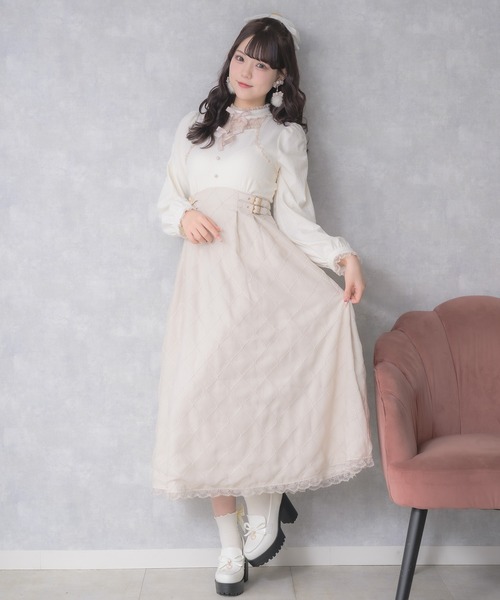 ROJITA（ロジータ）の「レース切替リボンチョーカーOP（ワンピース