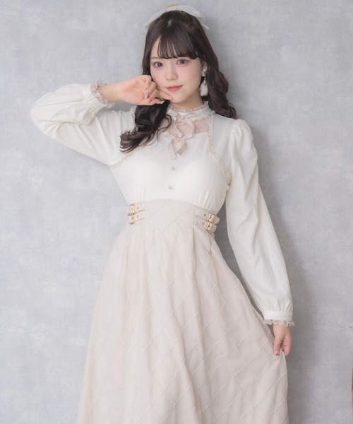 セール】シアーフレアドッキングロングワンピース（ワンピース