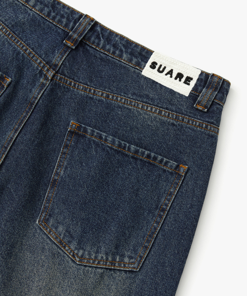 SUARE（スアレ）の「ターンアップデニムパンツブラック（デニムパンツ・レディース・ブラック・MEDIUM/LARGE/X-LARGE）」の3枚目の写真