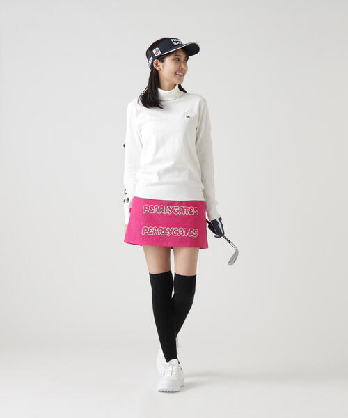 PEARLY GATES（パーリーゲイツ）の「【PEARLY GATES】カシミヤタッチ（Tシャツ/カットソー・レディース・グレー系その他/ネイビー/ホワイト/レッド・LARGE/MEDIUM/SMALL）」の20枚目の写真