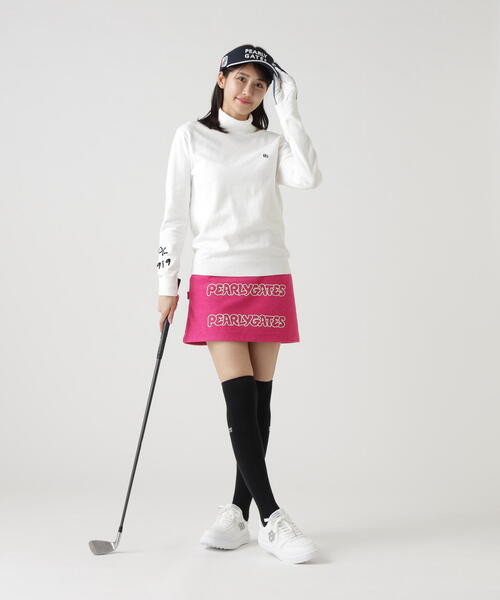 PEARLY GATES（パーリーゲイツ）の「【PEARLY GATES】カシミヤタッチ（Tシャツ/カットソー・レディース・グレー系その他/ネイビー/ホワイト/レッド・LARGE/MEDIUM/SMALL）」の19枚目の写真