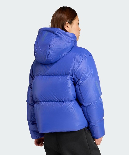   ダウンジャケット 青色 adidas Z.N.E.パファー クライマウォーム ダウンジャケット