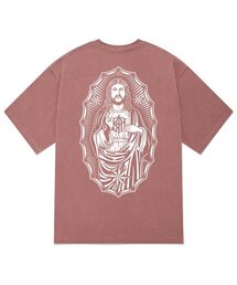 KTPP0192 エモン ピグメント 半袖Tシャツ - ピンク