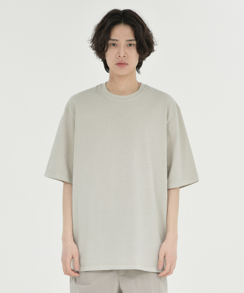 BROWNYARD(ブラウンヤード)の「ウォッシュドTシャツ、ウォッシュドベージュ(Tシャツ/カットソー・メンズ・その他・4/6/3/5)」の3枚目の写真