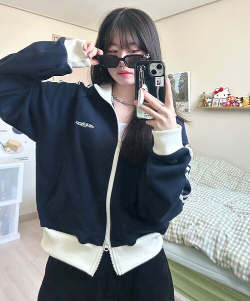SAINTPAIN(セイントペイン)の「SPサークルロゴライントラックジャケットネイビー(ナイロンジャケット・レディース・その他・MEDIUM/LARGE)」の7枚目の写真