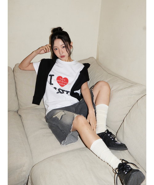OAFISH(オアフィッシュ)の「OVERFIT I HAVE T-SHIRT, WHITE(Tシャツ/カットソー・レディース・その他・FREE)」の5枚目の写真