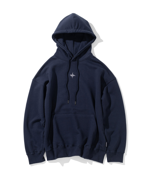 MASSNOUN(マスノウン)の「ツイッグロゴオーバーサイズフードパーカー MFFHD001-NV(パーカー・レディース・その他・MEDIUM/LARGE)」の1枚目の写真