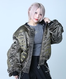 BACKSTAGE PASS（バックステージパス）の「CRIMSON GHOST MA-1(クリムゾンゴーストMA-1)ボーン刺繍 MA-1（MA-1）」