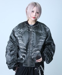 BACKSTAGE PASS（バックステージパス）の「CRIMSON GHOST MA-1(クリムゾンゴーストMA-1)ボーン刺繍 MA-1（MA-1）」