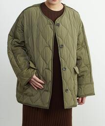 A_（エース）の「【A_/エース】≪撥水加工≫ナイロンタフタキルティングブルゾン（ブルゾン）」