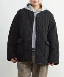 A_（エース）の「【A_/エース】≪撥水加工≫ナイロンタフタキルティングブルゾン（ブルゾン）」