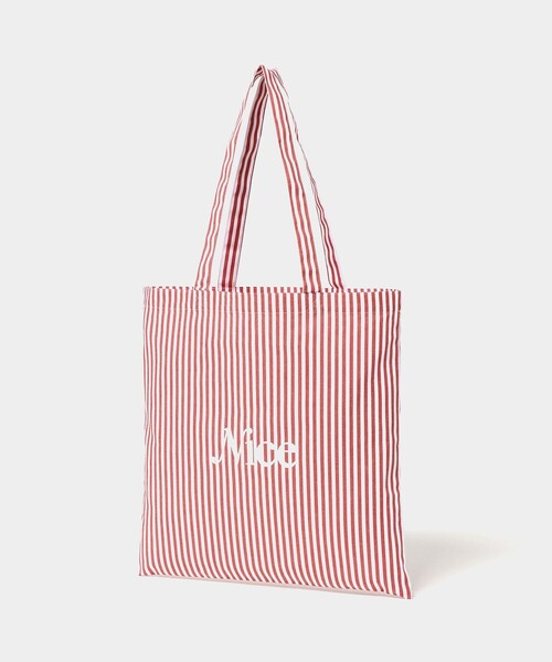 NICE WEATHER(ナイスウェザー)の「<NICE WEATHER>ストライプ シグネチャーロゴ トートバッグ(トートバッグ・レディース・その他1/その他2・FREE)」の5枚目の写真