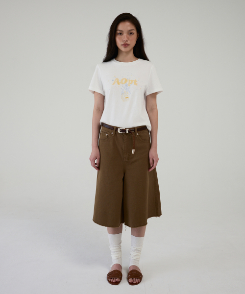 AOPT(アオプト)の「BUBBLY FIZZ UP T-SHIRT - YELLOW(Tシャツ/カットソー・レディース・その他・SMALL/MEDIUM)」の2枚目の写真