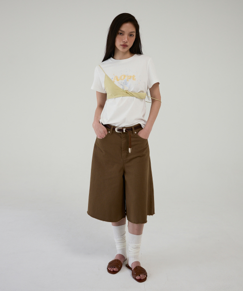 AOPT(アオプト)の「BUBBLY FIZZ UP T-SHIRT - YELLOW(Tシャツ/カットソー・レディース・その他・SMALL/MEDIUM)」の6枚目の写真