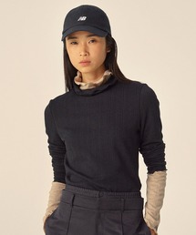 NB GREY カラーブロック長袖トップ
