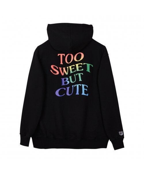 DYSFUNCT(ディスファンクト)の「TOO SWEET BUT CUTE HOODIE (BLACK/RAINBOW)(パーカー・レディース・その他・MEDIUM/LARGE)」の4枚目の写真