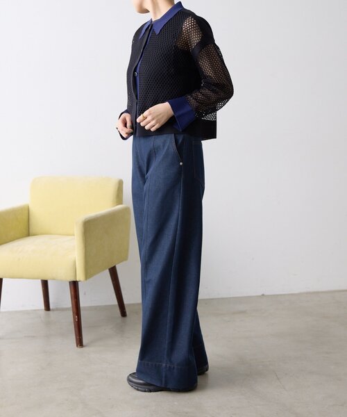 センターラインデニムパンツ【SUM1 STYLE】（デニムパンツ）｜ear