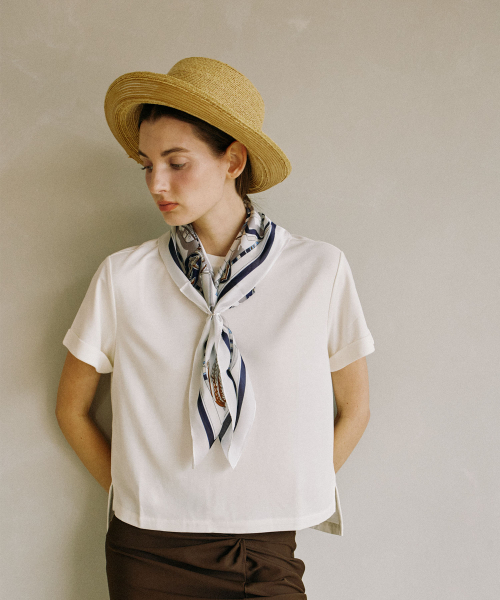 PADO SEOUL（パドソウル）の「半袖クロップTシャツ（Tシャツ/カットソー・レディース・その他・MEDIUM/SMALL）」の2枚目の写真