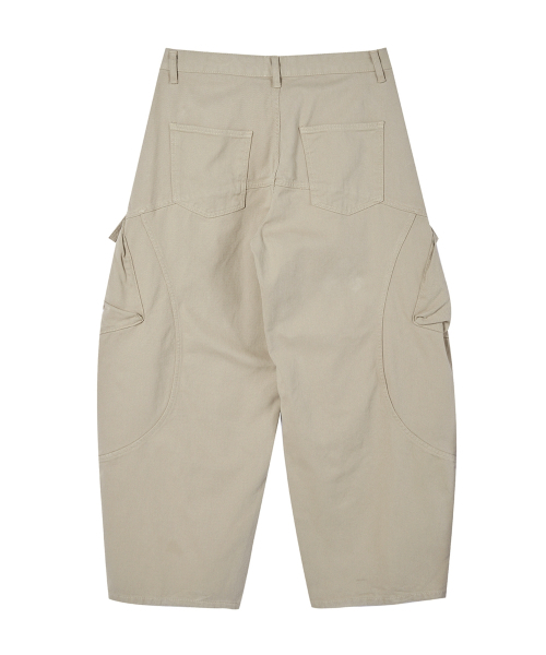 AKECII(アケシ)の「カービングウォッシュドコットンカーゴパンツ_ベージュ(その他パンツ・メンズ・その他・SMALL/MEDIUM/LARGE)」の12枚目の写真