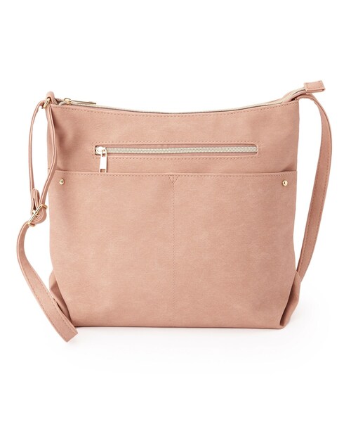 SHOO・LA・RUE（シューラルー）の「【選べる6色】フロントWポケットショルダーバッグ（ショルダーバッグ・レディース・イエロー/ベージュ/ピンク系/グレー/ブルー/ブラック・00）」の8枚目の写真