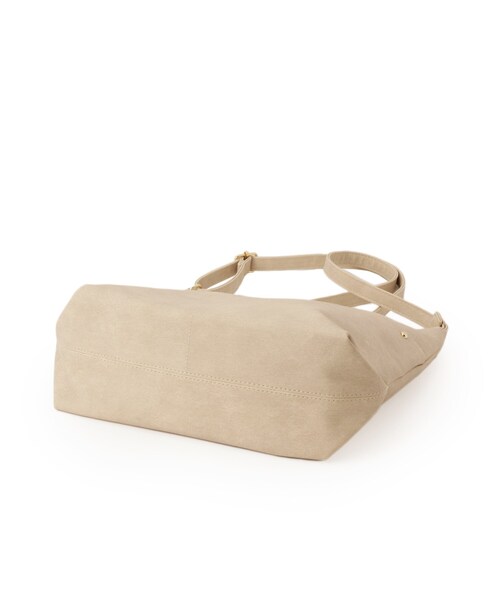 SHOO・LA・RUE（シューラルー）の「【選べる6色】フロントWポケットショルダーバッグ（ショルダーバッグ・レディース・イエロー/ベージュ/ピンク系/グレー/ブルー/ブラック・00）」の13枚目の写真