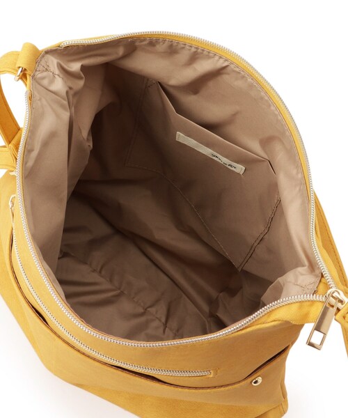 SHOO・LA・RUE（シューラルー）の「【選べる6色】フロントWポケットショルダーバッグ（ショルダーバッグ・レディース・イエロー/ベージュ/ピンク系/グレー/ブルー/ブラック・00）」の17枚目の写真