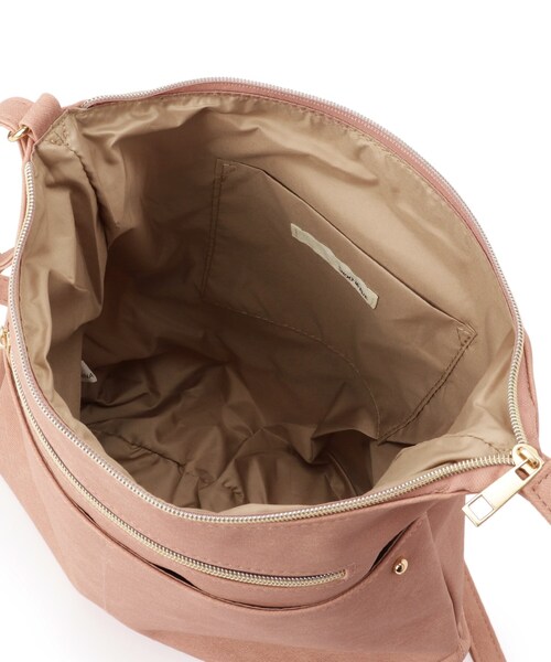 SHOO・LA・RUE（シューラルー）の「【選べる6色】フロントWポケットショルダーバッグ（ショルダーバッグ・レディース・イエロー/ベージュ/ピンク系/グレー/ブルー/ブラック・00）」の18枚目の写真