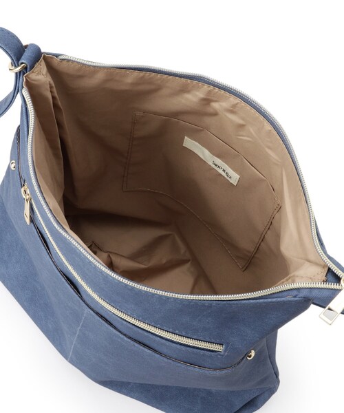 SHOO・LA・RUE（シューラルー）の「【選べる6色】フロントWポケットショルダーバッグ（ショルダーバッグ・レディース・イエロー/ベージュ/ピンク系/グレー/ブルー/ブラック・00）」の19枚目の写真