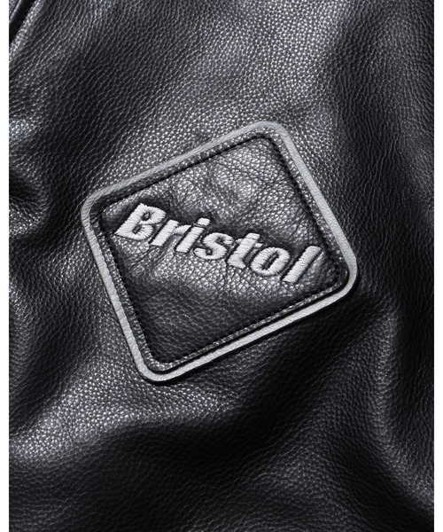 F.C.Real Bristol(エフシーレアルブリストル)の「LEATHER TEAM VARSITY BLOUSON(ブルゾン・メンズ・ブラック・SMALL/MEDIUM/LARGE/X-LARGE/XX-LARGE)」の7枚目の写真