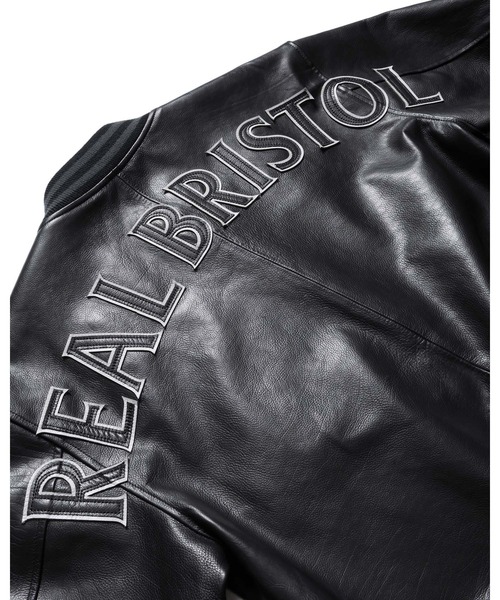 F.C.Real Bristol(エフシーレアルブリストル)の「LEATHER TEAM VARSITY BLOUSON(ブルゾン・メンズ・ブラック・SMALL/MEDIUM/LARGE/X-LARGE/XX-LARGE)」の9枚目の写真