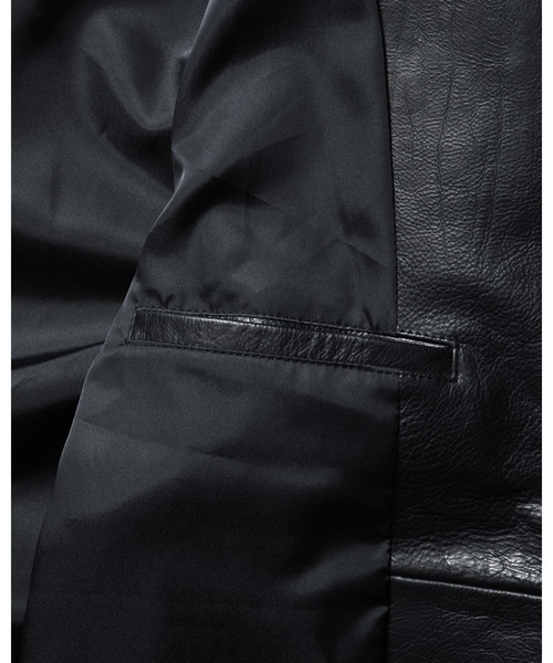 F.C.Real Bristol(エフシーレアルブリストル)の「LEATHER TEAM VARSITY BLOUSON(ブルゾン・メンズ・ブラック・SMALL/MEDIUM/LARGE/X-LARGE/XX-LARGE)」の10枚目の写真