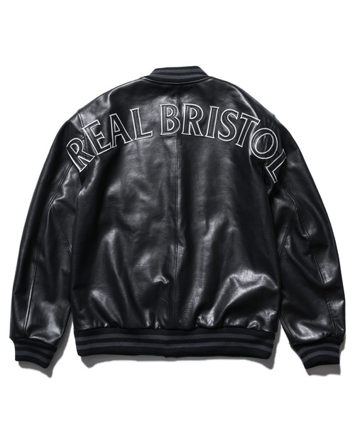 F.C.Real Bristol(エフシーレアルブリストル)の「LEATHER TEAM VARSITY BLOUSON(ブルゾン・メンズ・ブラック・SMALL/MEDIUM/LARGE/X-LARGE/XX-LARGE)」の5枚目の写真