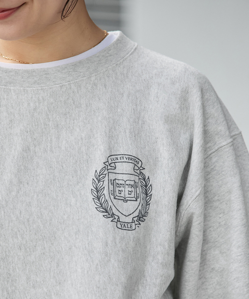 JOURNAL STANDARD（ジャーナルスタンダード）の「JS カレッジ クロップドスウェット（スウェット・レディース・ブラウン/グレー/ブラック系その他・FREE）」の18枚目の写真