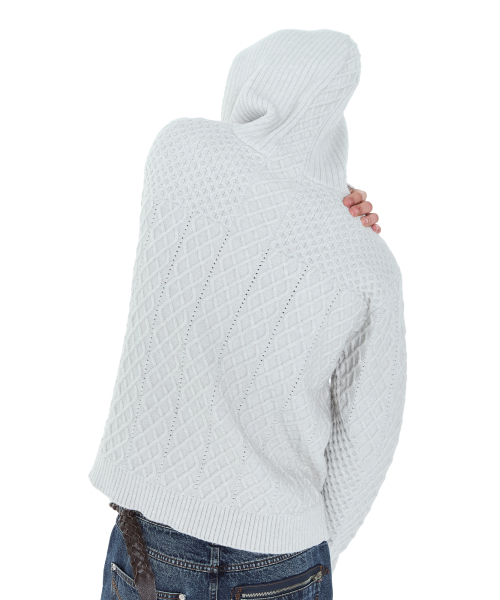 AAKAM（アーカム）の「Cable Knitted Zip-Up Hoodie (Gray)（ニット/セーター・レディース・その他・1/2）」の16枚目の写真