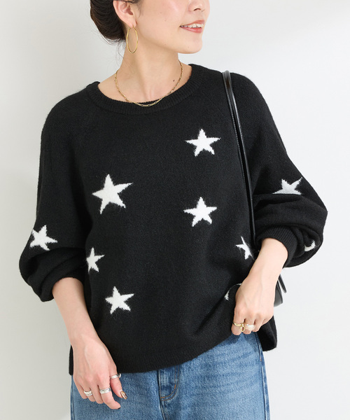セール】《追加》スタージャガードラグランプルオーバー（ニット