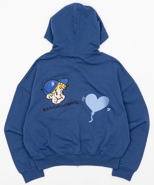 face ballon ziphoodie / フェイスバルーンジップパーカー（パーカー
