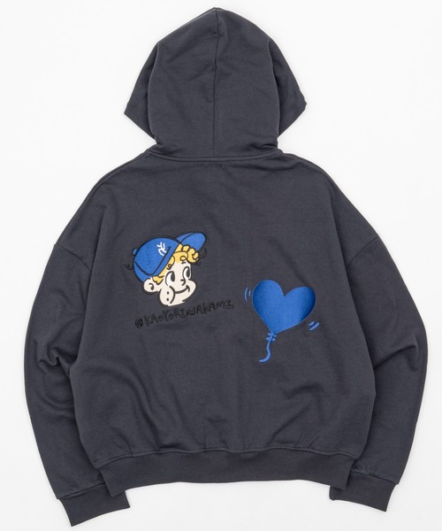 Face ballon zip hoodie / фейс‑баллон худи на молнии (кардиган)