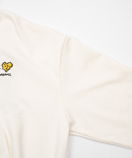 kaoyorinakami(カオヨリナカミ)の「face ballon ziphoodie / フェイスバルーンジップパーカー(パーカー・メンズ・ネイビー/ホワイト/チャコールグレー・X-LARGE/LARGE/MEDIUM/SMALL)」の13枚目の写真