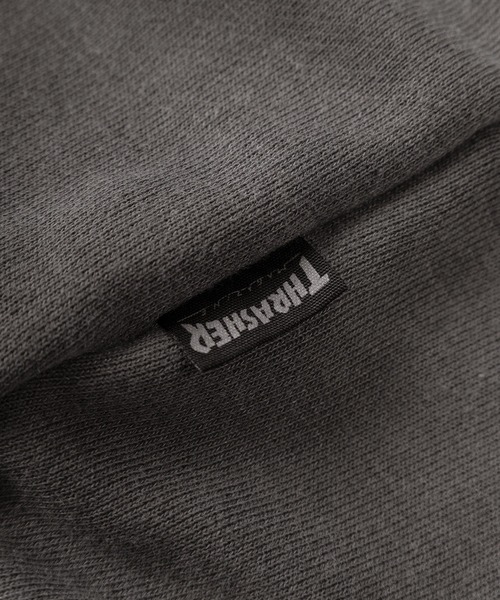 THRASHER(スラッシャー)の「【70】【THRASHER/スラッシャー】ハートロゴ ピグメント加工 ダブルジップパーカー/裏毛/バックプリント/ショート丈有り(パーカー・レディース・グレー/チャコールグレー/ブラウン/ピンク・FREE/M/L/XL)」の14枚目の写真