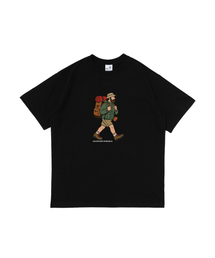 ライトクールパッキング半袖Tシャツ(ブラック)