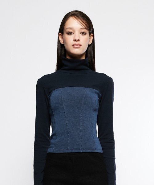 LARTIGENT（ラーティゼン）の「L7 CORSET T-SHIRT(NAVY)（Tシャツ/カットソー・レディース・その他・FREE）」の5枚目の写真