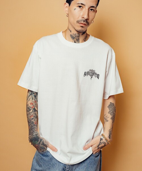 Subciety(サブサエティ)の「Soul bound tee(Tシャツ/カットソー・メンズ・ホワイト/ブラック×ゴールド/ブラック×ホワイト・SMALL/MEDIUM/LARGE/X-LARGE/XX-LARGE)」の22枚目の写真