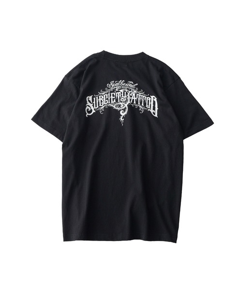 Subciety(サブサエティ)の「Soul bound tee(Tシャツ/カットソー・メンズ・ホワイト/ブラック×ゴールド/ブラック×ホワイト・SMALL/MEDIUM/LARGE/X-LARGE/XX-LARGE)」の6枚目の写真