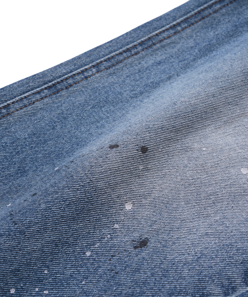 AECA（エイカ）の「VINTAGE WASHED PAINTED DENIM-BLUE（デニムパンツ・レディース・その他・M/S/L）」の8枚目の写真
