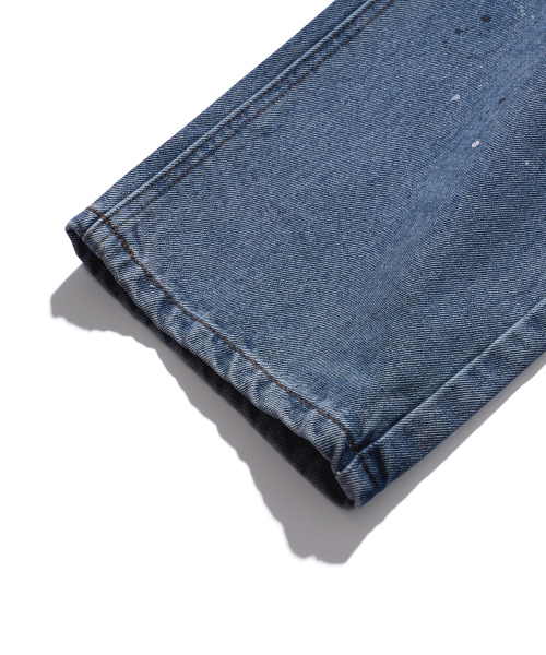 AECA（エイカ）の「VINTAGE WASHED PAINTED DENIM-BLUE（デニムパンツ・レディース・その他・M/S/L）」の9枚目の写真