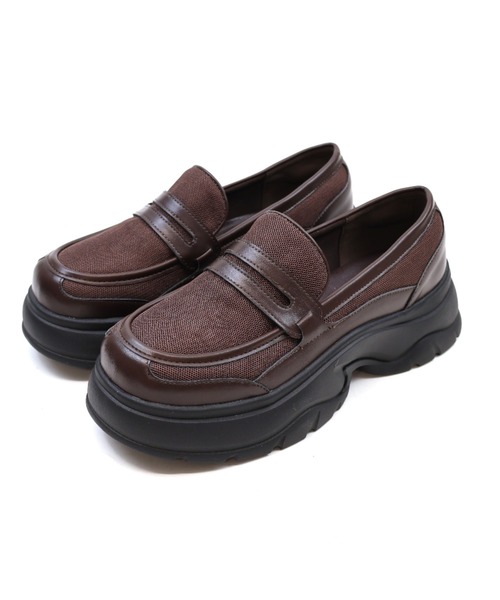 VIVIAN（ヴィヴィアン）の「厚底メッシュスニーカーローファー（ローファー・レディース・ブラウン/ブラック・LL/L/M/S）」の18枚目の写真