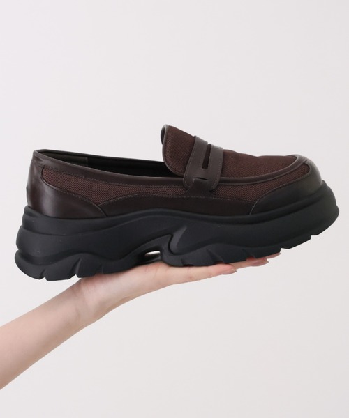 VIVIAN（ヴィヴィアン）の「厚底メッシュスニーカーローファー（ローファー・レディース・ブラウン/ブラック・LL/L/M/S）」の13枚目の写真