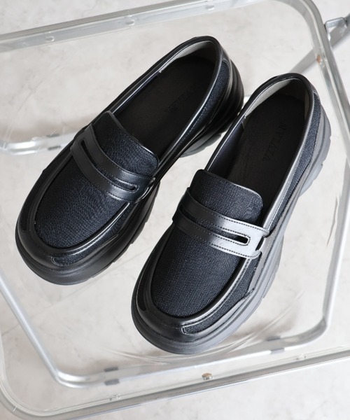 VIVIAN（ヴィヴィアン）の「厚底メッシュスニーカーローファー（ローファー・レディース・ブラウン/ブラック・LL/L/M/S）」の4枚目の写真